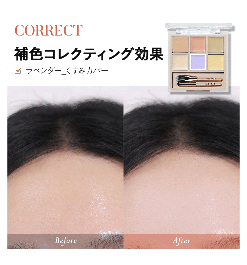 ゆうパケット対応】カバーパーフェクション コンシーラーパレット 01